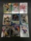 9 Card Lot of FOOTBALL ROOKIE CARDS - Mostly from Newer Sets with Stars and Future Stars!