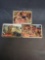 3 Card Lot of 1956 Topps DAVY CROCKETT Orange Back Trading Cards from Estate