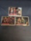 3 Card Lot of 1956 Topps DAVY CROCKETT Orange Back Trading Cards from Estate