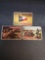 3 Card Lot of 1956 Topps DAVY CROCKETT Green Back Trading Cards from Estate