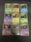 9 Card Lot of Pokemon EX SERIES Holofoil Rare Trading Cards from Binder Set