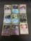 9 Card Lot of Pokemon Diamond & Pearl and HGSS Holofoil Rare Trading Cards from Binder Set