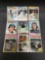 9 Card Lot of Mostly 1970's BASEBALL Star Cards from Huge Closet Find Collection