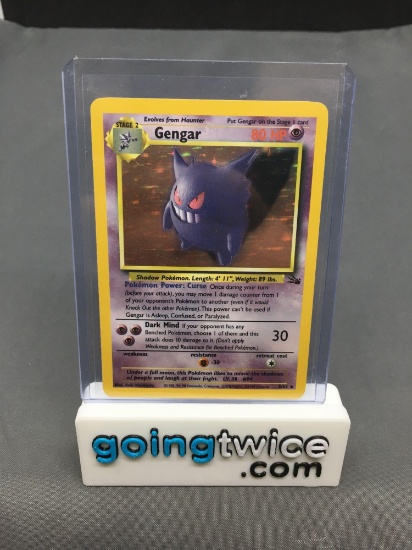 1999 Pokemon Fossil Unlimited #5 GENGAR Holofoil Rare Trading Card