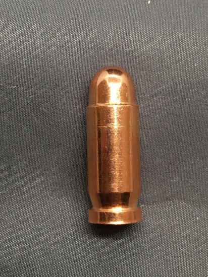 .999 Fine Copper Solid Copper Bullet from Estate
