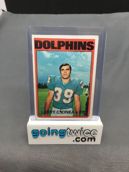 1972 Topps #140 LARRY CSONKA Dolphins Vintage Football Card