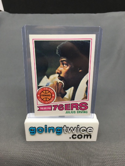 1977-78 Topps #100 JULIUS ERVING 76ers Vintage Basketball Card