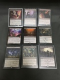 9 Card Lot of Magic the Gathering Gold Symbol RARES, Foils, and Mythics from HUGE Collection