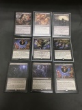 9 Card Lot of Magic the Gathering Gold Symbol RARES, Foils, and Mythics from HUGE Collection