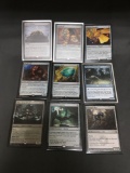 9 Card Lot of Magic the Gathering Gold Symbol RARES, Foils, and Mythics from HUGE Collection