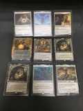 9 Card Lot of Magic the Gathering Gold Symbol RARES, Foils, and Mythics from HUGE Collection