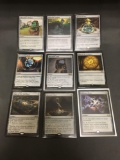 9 Card Lot of Magic the Gathering Gold Symbol RARES, Foils, and Mythics from HUGE Collection