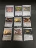 9 Card Lot of Magic the Gathering Gold Symbol RARES, Foils, and Mythics from HUGE Collection