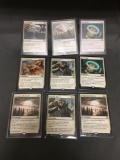 9 Card Lot of Magic the Gathering Gold Symbol RARES, Foils, and Mythics from HUGE Collection