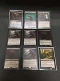 9 Card Lot of Magic the Gathering Gold Symbol RARES, Foils, and Mythics from HUGE Collection