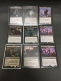 9 Card Lot of Magic the Gathering Gold Symbol RARES, Foils, and Mythics from HUGE Collection