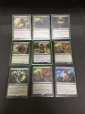 9 Card Lot of Magic the Gathering Gold Symbol RARES, Foils, and Mythics from HUGE Collection