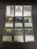 9 Card Lot of Magic the Gathering Gold Symbol RARES, Foils, and Mythics from HUGE Collection