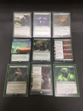 9 Card Lot of Magic the Gathering Gold Symbol RARES, Foils, and Mythics from HUGE Collection