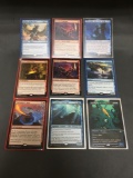 9 Card Lot of Magic the Gathering Gold Symbol RARES, Foils, and Mythics from HUGE Collection