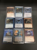 9 Card Lot of Magic the Gathering Gold Symbol RARES, Foils, and Mythics from HUGE Collection