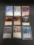 9 Card Lot of Magic the Gathering Gold Symbol RARES, Foils, and Mythics from HUGE Collection