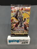 Factory Sealed Yugioh BLAZING VORTEX English 1st Edition 9 Card Booster Pack