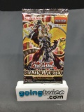 Factory Sealed Yugioh BLAZING VORTEX English 1st Edition 9 Card Booster Pack