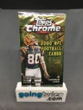 Factory Sealed 2000 Topps Chrome Football 4 Card Hobby Edition Pack