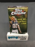 Factory Sealed 2000 Topps Chrome Football 4 Card Hobby Edition Pack