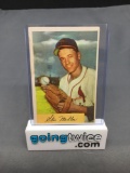 1954 Bowman #158 STU MILLER Cardinals Vintage Baseball Card