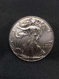 2018 United States 1 Ounce .999 Fine Silver American Eagle Bullion Round Coin