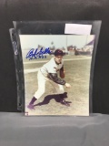 Signed BOB FELLER Cleveland Indians Autographed 8x10 Photo