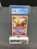 CGC Graded 2000 Pokemon Team Rocket 1st Edition #49 ABRA Trading Card - NM+ 7.5