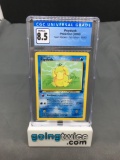 CGC Graded 2000 Pokemon Team Rocket 1st Edition #65 PSYDUCK Trading Card - NM-MT+ 8.5