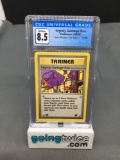 CGC Graded 2000 Pokemon Team Rocket 1st Edition #77 NIGHTLY GARBAGE RUN Trading Card - NM-MT+ 8.5