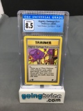 CGC Graded 2000 Pokemon Team Rocket 1st Edition #77 NIGHTLY GARBAGE RUN Trading Card - NM-MT+ 8.5