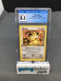 CGC Graded 2000 Pokemon Team Rocket 1st Edition #62 MEOWTH Trading Card - NM-MT+ 8.5