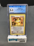 CGC Graded 2000 Pokemon Team Rocket 1st Edition #62 MEOWTH Trading Card - NM-MT+ 8.5