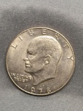 1978 United States Eisenhower Commemorative Dollar Coin from Estate