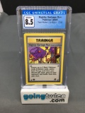 CGC Graded 2000 Pokemon Team Rocket 1st Edition #77 NIGHTLY GARBAGE RUN Trading Card - NM-MT+ 8.5