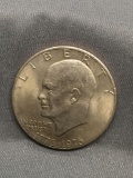 1976 United States Eisenhower Commemorative Dollar Coin from Estate