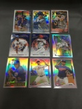 9 Card Lot of REFRACTORS and PRIZMS from Huge Consignment Collection!