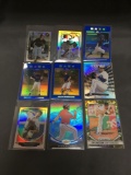 9 Card Lot of REFRACTORS and PRIZMS from Huge Consignment Collection!