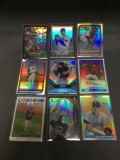 9 Card Lot of REFRACTORS and PRIZMS from Huge Consignment Collection!