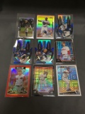 9 Card Lot of REFRACTORS and PRIZMS from Huge Consignment Collection!