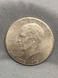 1976 United States Eisenhower Commemorative Dollar Coin from Estate