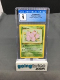 CGC Graded 1999 Pokemon Jungle 1st Edition #52 EXEGGCUTE Trading Card - MINT 9