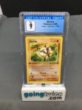 CGC Graded 1999 Pokemon Jungle 1st Edition #55 MANKEY Trading Card - MINT 9