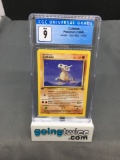 CGC Graded 1999 Pokemon Jungle 1st Edition #50 CUBONE Trading Card - MINT 9